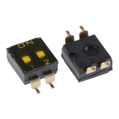 Omron 2 Way Surface Mount DIP Switch DPST