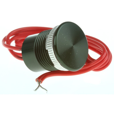 Saia-Burgess Piezo Switch, Momentary, IP67, Through Hole, -40 → +105°C Green