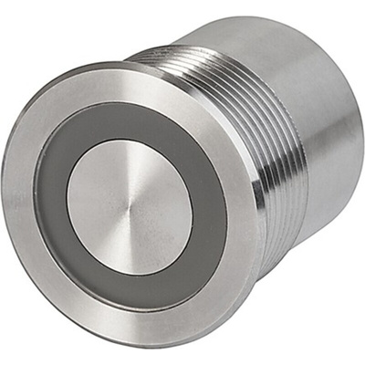 Schurter Illuminated Piezo Switch, Latching, SPDT, IK02, IP67, IP69K, , 100 mA, -40 → +85°C