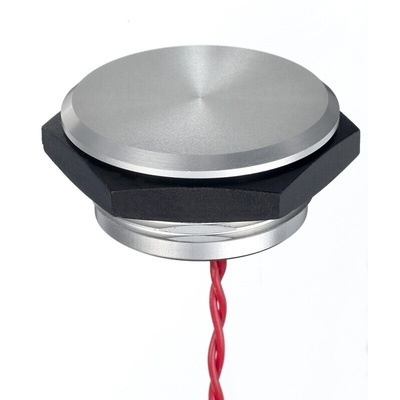 APEM Piezo Switch, Momentary, 1NO, IP68, IP69K, Flying Lead, 1 A, -40 → +75°C Natural