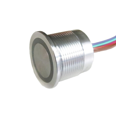 RS PRO Illuminated Piezo Switch, Momentary, IP68