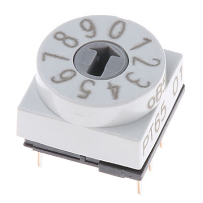 Hartmann 10 Way Through Hole DIP Switch, Screwdriver Actuator