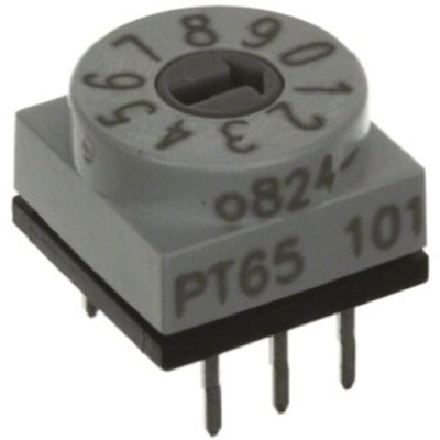 Hartmann 10 Way Through Hole DIP Switch, Screwdriver Actuator
