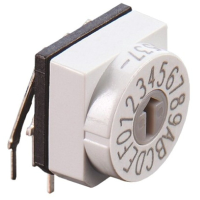 Hartmann 10 Way Through Hole DIP Switch, Screwdriver Actuator