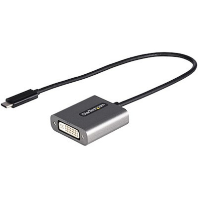 CDP2DVIEC | StarTech.com USB C to DVI Adapter Cable, USB C, 1 Supported Display(s) - 1920 x 1200