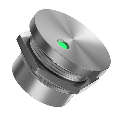 RS PRO Illuminated Piezo Switch, Momentary (NO), SPST, IP69, Flexible Wire, 200 mA, -20 → +75°C Natural