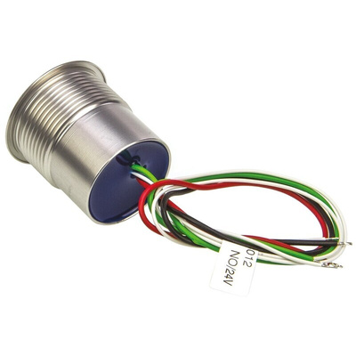 Schurter Illuminated Piezo Switch, Pulse, SPST, IP67, Through Hole, 100 mA @ 24 V dc, -40 → +85°C