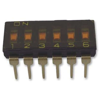 Omron 6 Way Through Hole DIP Switch 6P