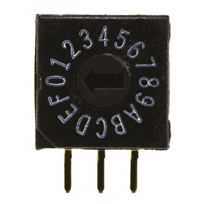 TE Connectivity 16 Way Through Hole DIP Switch 16P, Rotary Flush Actuator