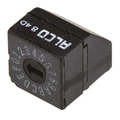 TE Connectivity 16 Way Through Hole DIP Switch 16P, Rotary Flush Actuator
