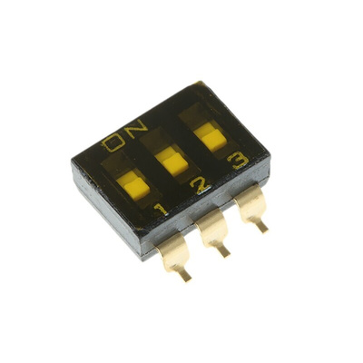 Omron 3 Way Surface Mount DIP Switch 3PST