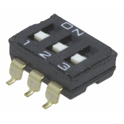 Omron 3 Way Surface Mount DIP Switch 3PST