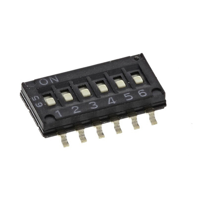 Omron 6 Way Surface Mount DIP Switch 6P