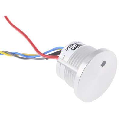 CAMDENBOSS Illuminated Piezo Switch, Momentary, SPST, IP68, Wire Lead, 200 mA@ 24 V, -40 → +125°C