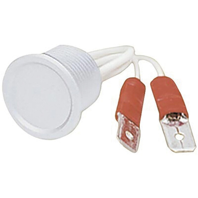 Schurter Push Button Switch, SPST-NO, Free Polarity, IP67, IP69K, Faston, 100 mA, -40 → +85°C Natural Aluminium