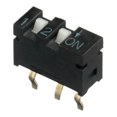 Apem 2 Way PCB SIP Switch SPST