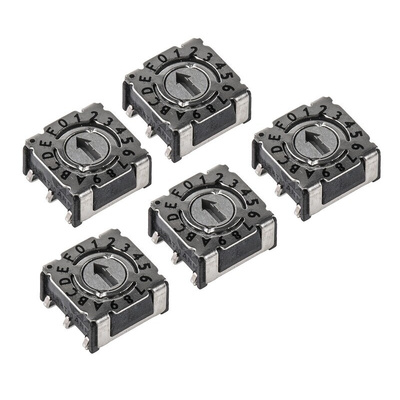 Hartmann 16 Way Surface Mount DIP Switch, Screwdriver Actuator