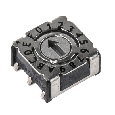 Hartmann 16 Way Surface Mount DIP Switch, Screwdriver Actuator