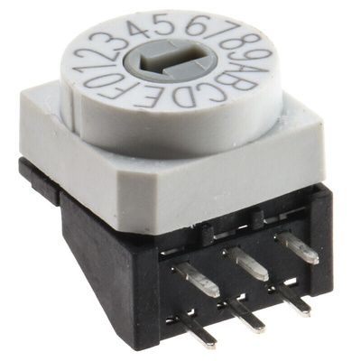Hartmann 16 Way Through Hole DIP Switch, Slot Actuator
