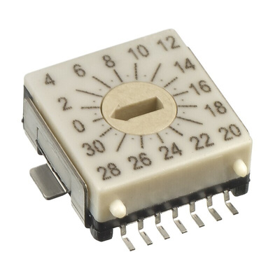 Hartmann 32 Way Surface Mount DIP Switch, Slot Actuator