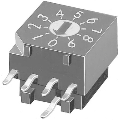 KNITTER-SWITCH 16 Way Through Hole Rotary Switch, Rotary Coded Actuator