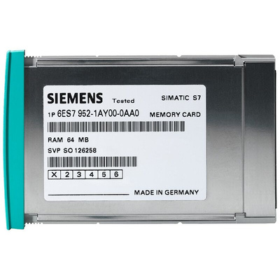 Siemens SIMATIC S7 Series Series Memory Card for Use with S7-400