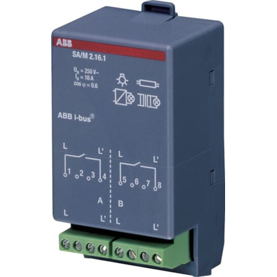 ABB I/O module for Use with KNX (TP) Bus System