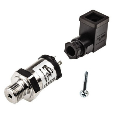 Gems Sensors Pressure Sensor, 0bar Min, 10bar Max, Analogue Output, Gauge Reading