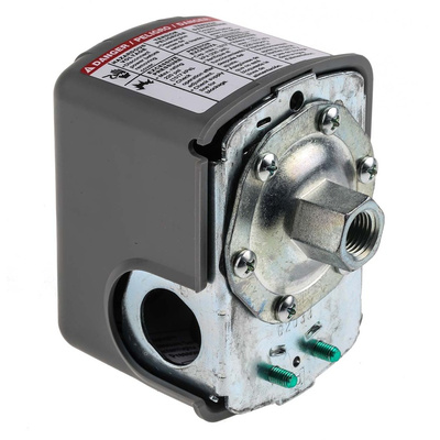 Telemecanique Sensors Pressure Switch, 15 (Approximate) psi, 20 (Rising) psi Min, 30 (Approximate) psi, 65 (Rising) psi