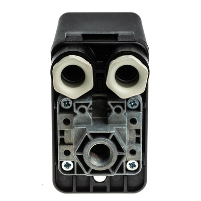 Telemecanique Sensors Pressure Switch, 0.3bar Min, 12bar Max, 2 NC Output, Differential Reading