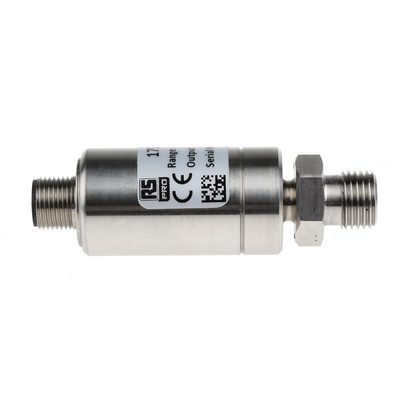 RS PRO Pressure Sensor, 0bar Min, 0.1bar Max, Analogue Output, Relative Reading