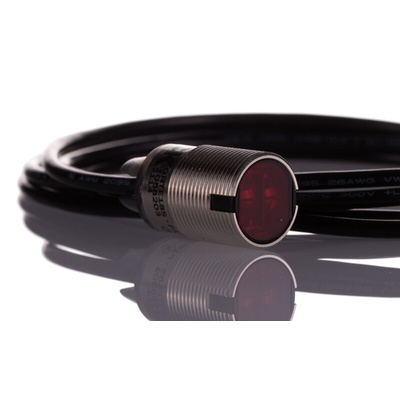 Sick Energetic Photoelectric Sensor, Barrel Sensor, 3 mm → 115 mm Detection Range