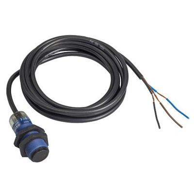 Telemecanique Sensors Diffuse Photoelectric Sensor, Threaded Miniature Sensor, 100 mm Detection Range