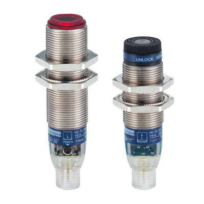 Telemecanique Sensors Through Beam Photoelectric Sensor, Threaded Miniature Sensor, 100 m Detection Range