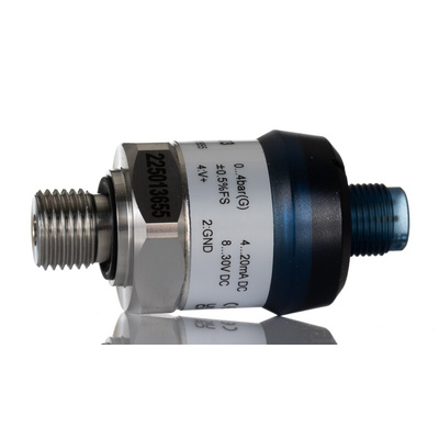 RS PRO Pressure Sensor, 0bar Min, 4bar Max, Gauge Reading