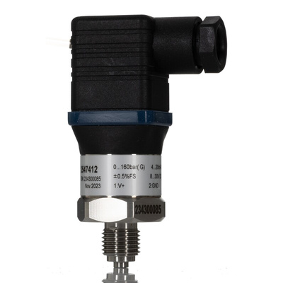 RS PRO Pressure Sensor, 0bar Min, 160bar Max, Gauge Reading