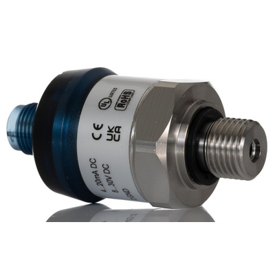RS PRO Pressure Sensor, 0bar Min, 1bar Max, Gauge Reading