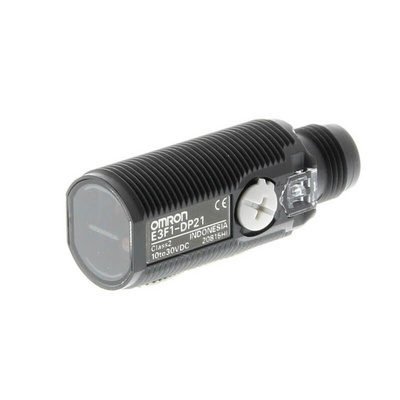 Omron Diffuse Photoelectric Sensor, Cylindrical Sensor, 100 mm Detection Range