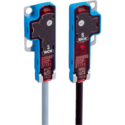 Sick Through Beam Photoelectric Sensor, Rectangular Sensor, 60 mm Detection Range