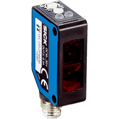 Sick Retroreflective Photoelectric Sensor, Rectangular Sensor, 7.2 m Detection Range
