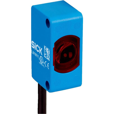 Sick Retroreflective Photoelectric Sensor, Block Sensor, 7.8 m Detection Range