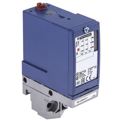 Telemecanique Sensors Pressure Sensor, 1bar Min, 20bar Max, Relay Output, Differential Reading