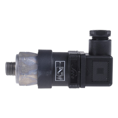 Suco 0184 Series Pressure Sensor, 1bar Min, 10bar Max, Relay Output