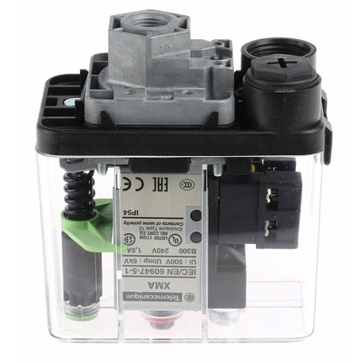 Telemecanique Sensors Pressure Sensor, 1bar Min, 6bar Max, Relay Output, Differential Reading