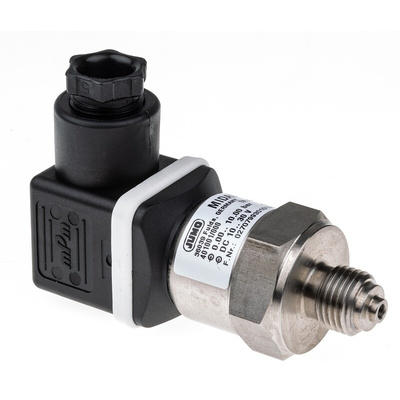 Jumo Pressure Sensor, 0bar Min, 10bar Max, Analogue Output, Gauge Reading