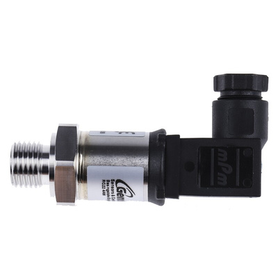 Gems Sensors Pressure Sensor, 0bar Min, 10bar Max, Voltage Output, Relative Reading