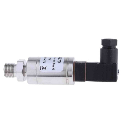 RS PRO Pressure Sensor, -1bar Min, 9bar Max, Voltage Output, Relative Reading