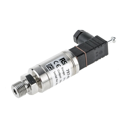 RS PRO Pressure Sensor, 0bar Min, 100bar Max, Voltage Output, Relative Reading