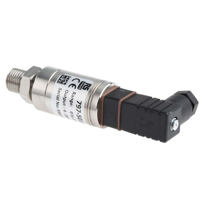 RS PRO Pressure Sensor, 0bar Min, 25bar Max, Current Output, Relative Reading