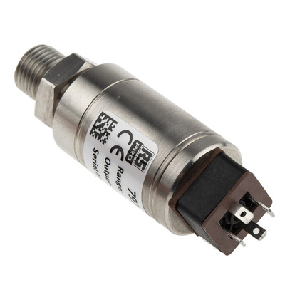 RS PRO Pressure Sensor, -1bar Min, 9bar Max, Current Output, Relative Reading